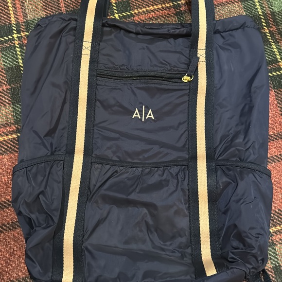 Mark & Graham Navy Backpack Tote - Picture 3 of 10